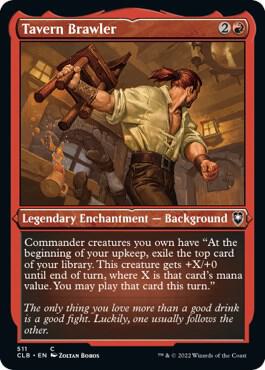 MTG - Battle for Baldur's Gate - Tavern Brawler (Foil Etched) - Anime Card Craze