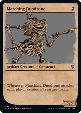 MTG - Battle for Baldur's Gate - Marching Duodrone (Showcase) - Anime Card Craze