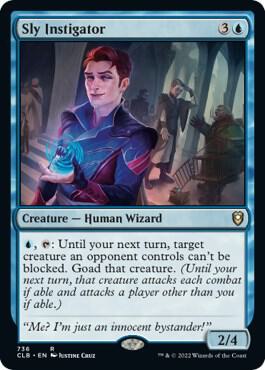 Magic: The Gathering - Commander Legends: Battle for Baldur's Gate - Sly Instigator - Rare - Normal - JAPANESE