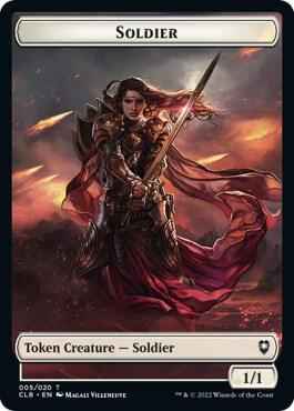 Magic: The Gathering - Commander Legends: Battle for Baldur's Gate - Soldier Token - Normal