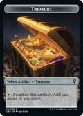 MTG - Battle for Baldur's Gate - Treasure // Goat Double-Sided Token (FOIL) - Anime Card Craze
