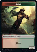 Magic: The Gathering - Commander Legends: Battle for Baldur's Gate - Satyr // Beast Double-Sided Token - Normal