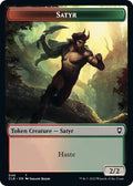 MTG - Battle for Baldur's Gate - Satyr // Beast Double-Sided Token - Anime Card Craze