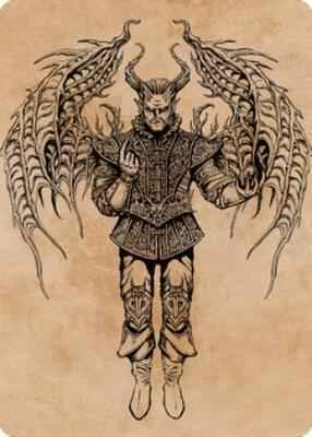 Magic: The Gathering - Art Series: Commander Legends: Battle for Baldur's Gate - Raphael, Fiendish Savior Art Card (75/81) - Normal