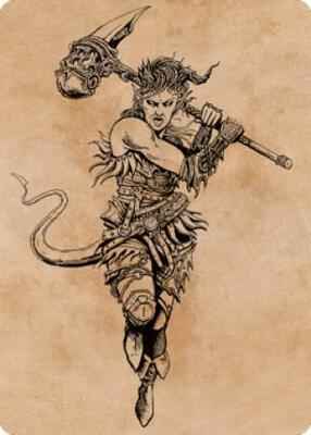 Magic: The Gathering - Art Series: Commander Legends: Battle for Baldur's Gate - Karlach, Fury of Avernus Art Card (54/81) - Normal