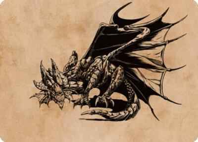 Magic: The Gathering - Art Series: Commander Legends: Battle for Baldur's Gate - Ancient Copper Dragon Art Card (52/81) - Normal