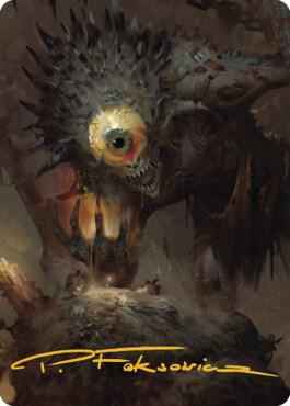 Magic: The Gathering - Art Series: Commander Legends: Battle for Baldur's Gate - Nothic Art Card (Gold-Stamped Signature) - Normal