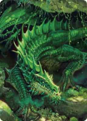 Magic: The Gathering - Art Series: Commander Legends: Battle for Baldur's Gate - Adult Green Dragon Art Card - Normal