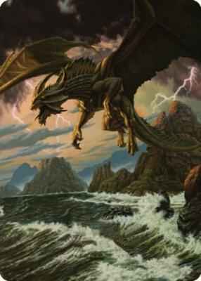 Magic: The Gathering - Art Series: Commander Legends: Battle for Baldur's Gate - Ancient Bronze Dragon Art Card (3/81) - Normal