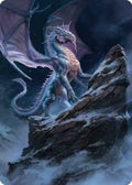 Magic: The Gathering - Art Series: Commander Legends: Battle for Baldur's Gate - Ancient Silver Dragon Art Card (6/81) - Normal