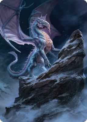 Magic: The Gathering - Art Series: Commander Legends: Battle for Baldur's Gate - Ancient Silver Dragon Art Card (6/81) - Normal
