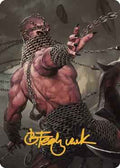 Magic: The Gathering - Art Series: Commander Legends: Battle for Baldur's Gate - Chain Devil Art Card (Gold-Stamped Signature) - Normal