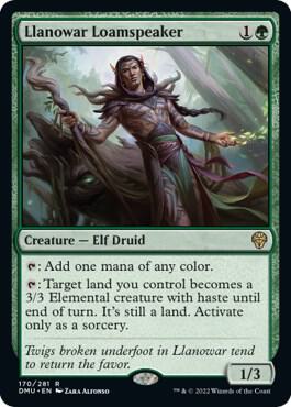 Magic: The Gathering - Dominaria United - Llanowar Loamspeaker - Normal