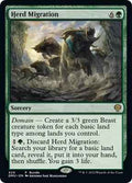 Magic: The Gathering - Unique and Miscellaneous Promos - Herd Migration (DMU Bundle) - Foil