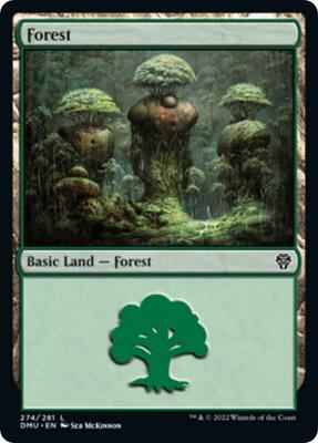 Magic: The Gathering - Dominaria United - Forest (274) - Foil