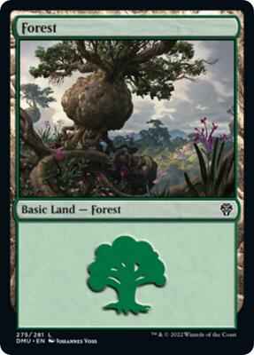 Magic: The Gathering - Dominaria United - Forest (275) - Foil