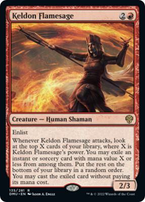Magic: The Gathering - Dominaria United - Keldon Flamesage - Normal