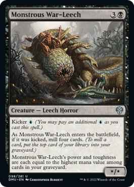 Magic: The Gathering - Dominaria United - Monstrous War-Leech - Foil
