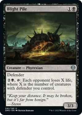 Magic: The Gathering - Dominaria United - Blight Pile - Foil