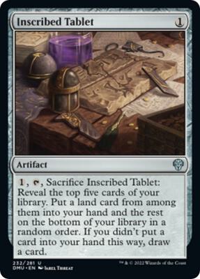 Magic: The Gathering - Dominaria United - Inscribed Tablet - Normal