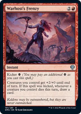 Magic: The Gathering - Dominaria United - Warhost's Frenzy - Normal