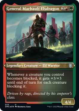 Magic: The Gathering - Commander: Dominaria United - General Marhault Elsdragon (Foil Etched) - Foil