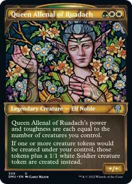 Magic: The Gathering - Dominaria United - Queen Allenal of Ruadach (Showcase) - Normal