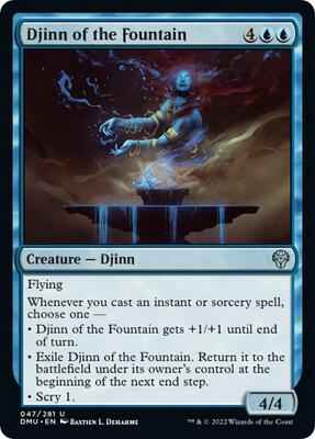 Magic: The Gathering - Dominaria United - Djinn of the Fountain - Foil