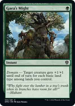 Magic: The Gathering - Dominaria United - Gaea's Might - Foil