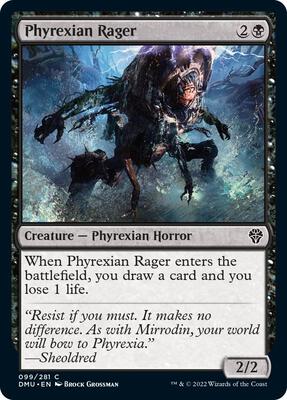 Magic: The Gathering - Dominaria United - Phyrexian Rager - Normal