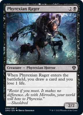Magic: The Gathering - Dominaria United - Phyrexian Rager - Foil