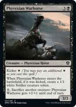Magic: The Gathering - Dominaria United - Phyrexian Warhorse - Normal