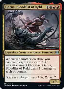 Magic: The Gathering - Dominaria United - Garna, Bloodfist of Keld - Normal