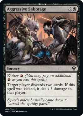 Magic: The Gathering - Dominaria United - Aggressive Sabotage - Normal