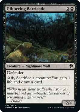 Magic: The Gathering - Dominaria United - Gibbering Barricade - Foil