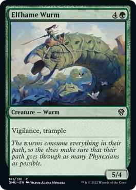 Magic: The Gathering - Dominaria United - Elfhame Wurm - Normal