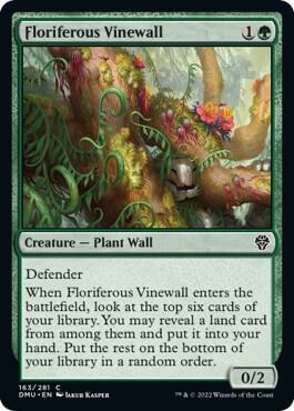 Magic: The Gathering - Dominaria United - Floriferous Vinewall - Normal
