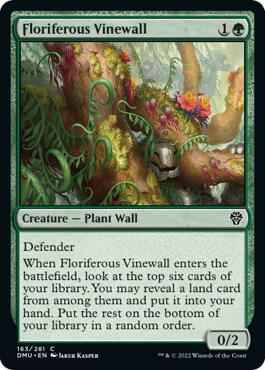 Magic: The Gathering - Dominaria United - Floriferous Vinewall - Foil