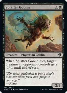 Magic: The Gathering - Dominaria United - Splatter Goblin - Normal