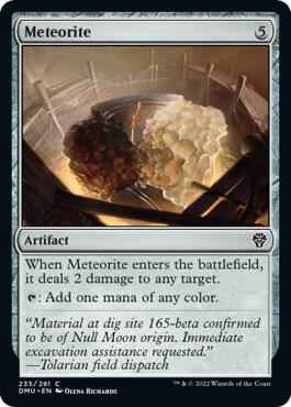 Magic: The Gathering - Dominaria United - Meteorite - Foil