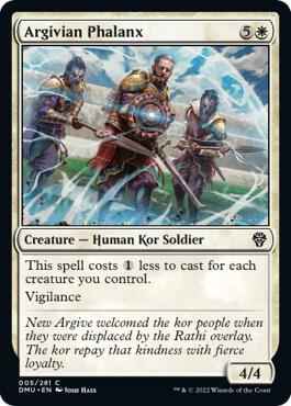 Magic: The Gathering - Dominaria United - Argivian Phalanx - Normal