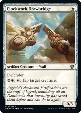 Magic: The Gathering - Dominaria United - Clockwork Drawbridge - Foil