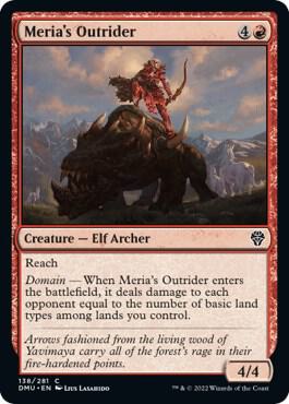 Magic: The Gathering - Dominaria United - Meria's Outrider - Normal