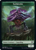 Magic: The Gathering - Dominaria United - Saproling // Knight Double-Sided Token - Foil