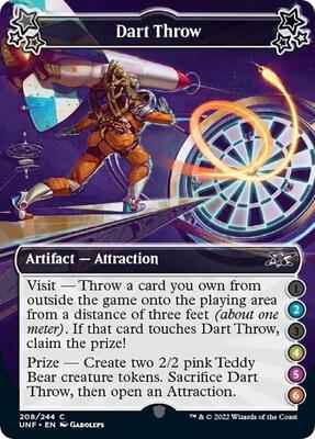 Magic: The Gathering - Unfinity - Dart Throw (2-4-5-6) - Common - Normal