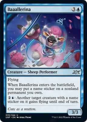 Magic: The Gathering - Unfinity - Baaallerina - Uncommon - Normal