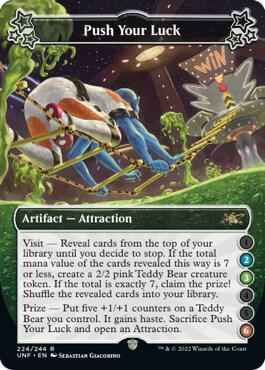 Magic: The Gathering - Unfinity - Push Your Luck (2-3-6) - Rare - Normal