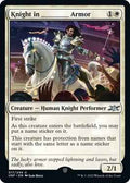 Magic: The Gathering - Unfinity - Knight in _______ Armor - Uncommon - Normal