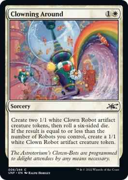 Magic: The Gathering - Unfinity - Clowning Around - Common - Normal