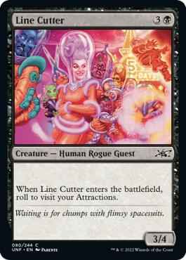 Magic: The Gathering - Unfinity - Line Cutter - Common - Normal